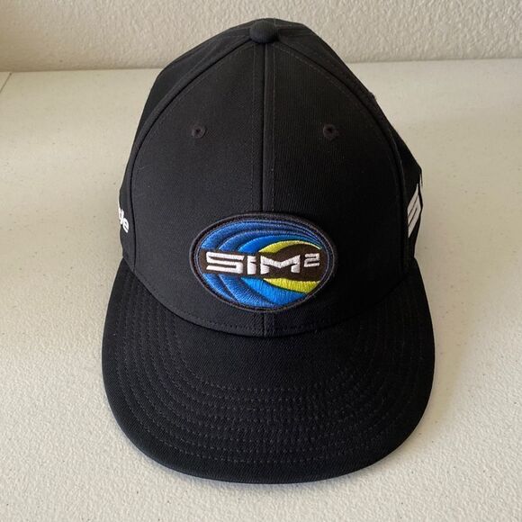 TAYLORMADE SIM2 Men’s Black Golf Hat One Size NWOT - Picture 1 of 4